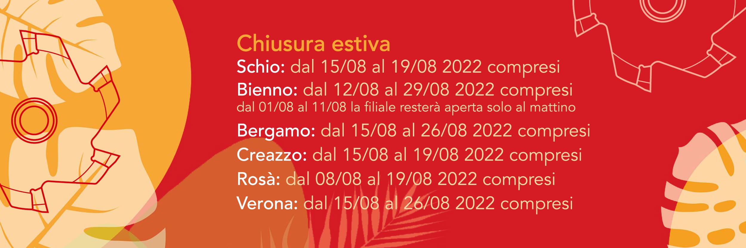 Chiusura estiva_UM TOOLS_2022